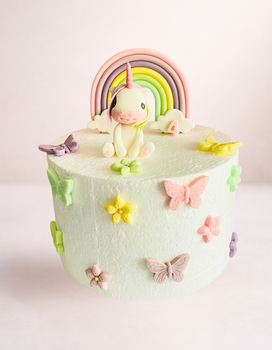 Set figurine pentru tort in forma de Unicorn