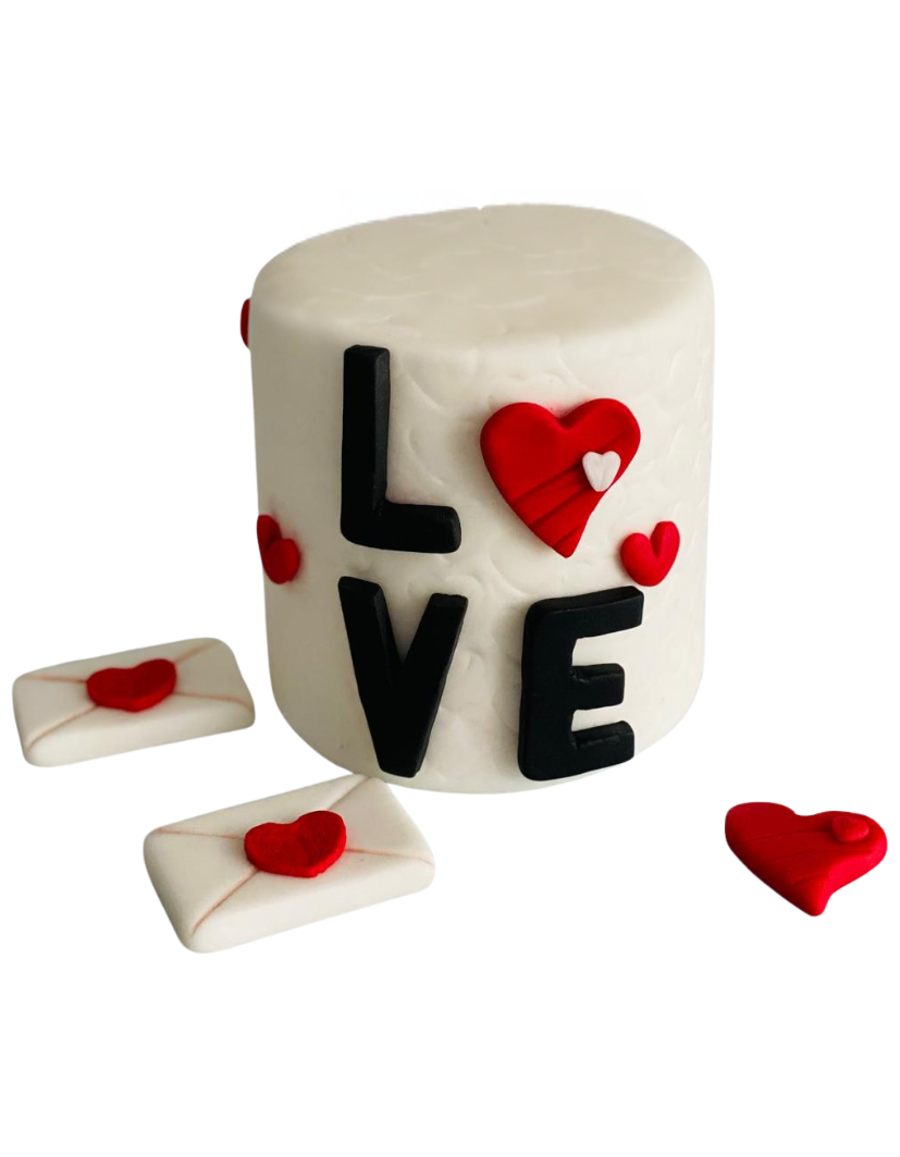 Set figurine pentru tort pentru Valentine's Day