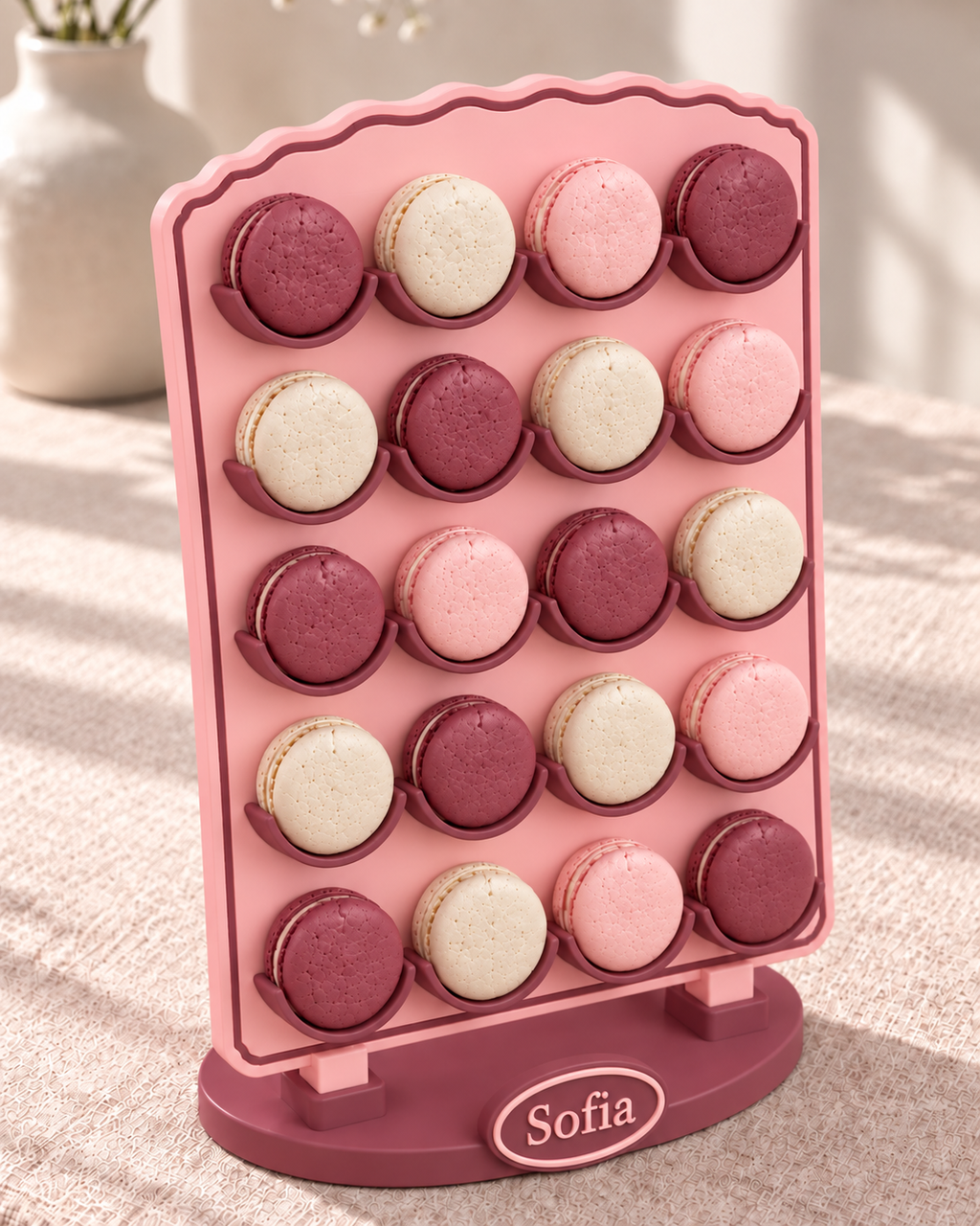 Stand Vertical pentru Macarons Personalizat